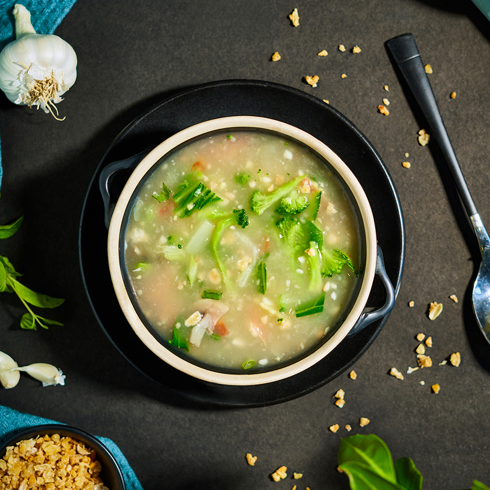 Full Burnt Garlic Soup